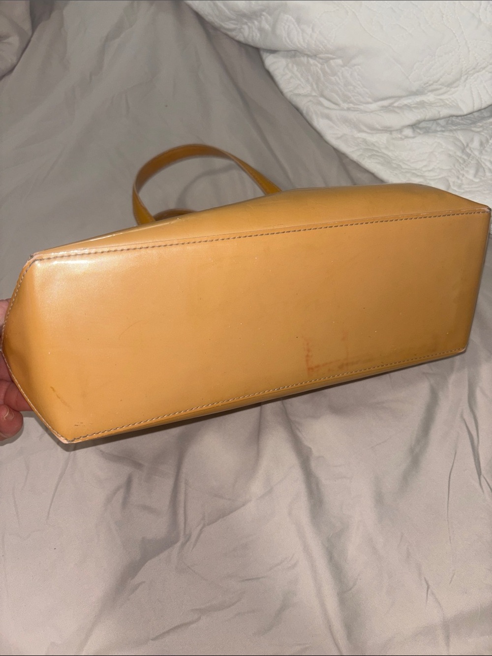 Louis Vuitton Wilshire Vernis - beige monogram - Picture 4 of 6